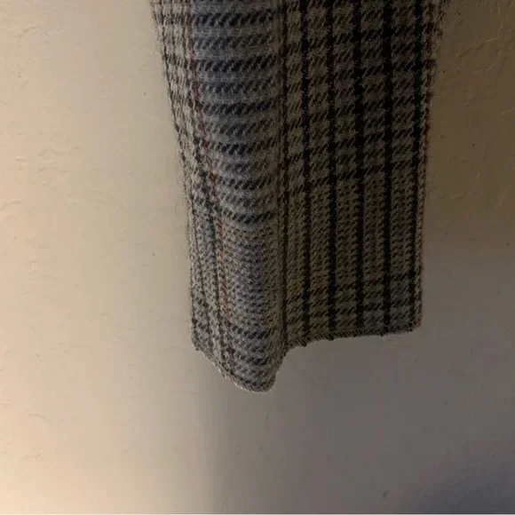 J. Crew Skimmer Vintage Plaid Pants City Fit Wool Blend Size 0 - Picture 6 of 9